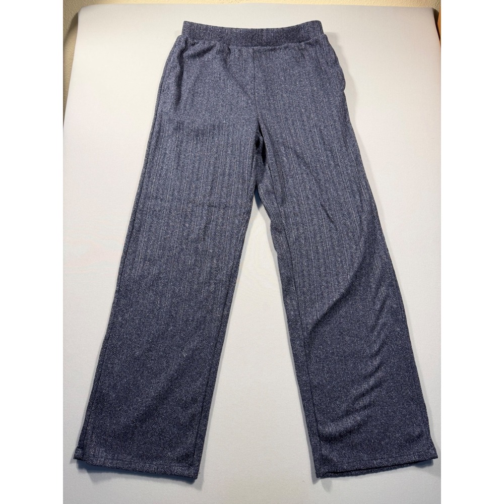 Live 2 Lounge Blue Space Dye Pajama Pants Small Elastic Waist Pockets Sleepwear